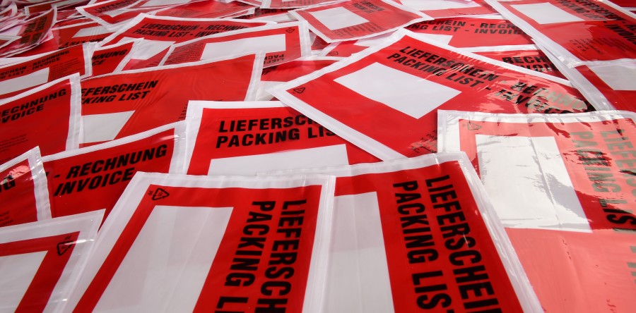 Versandtaschen Lieferschein